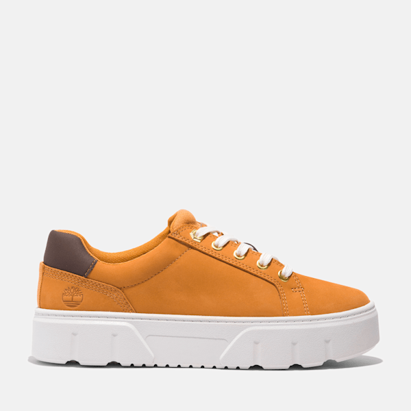 Timberland Laurel Court Low Lace-Up Sneaker Wheat Nubuck Women'S