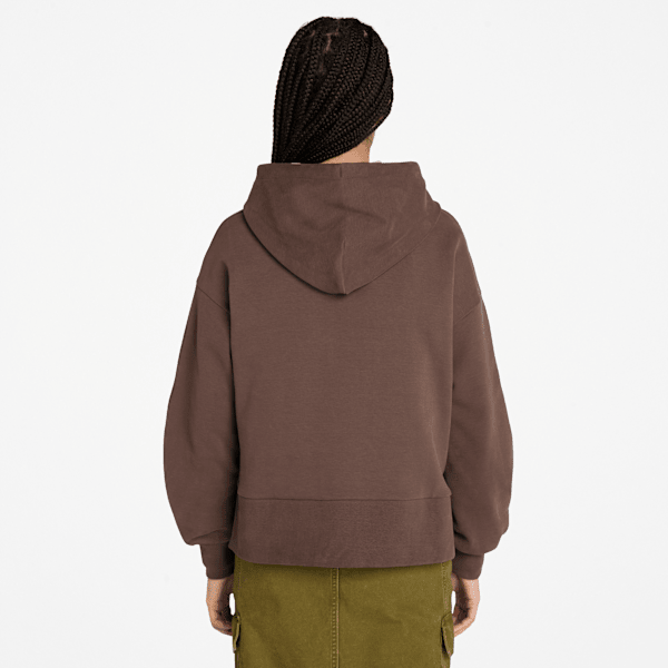 Timberland Lush Comfort Hoodie Chocolate Brown Women'S