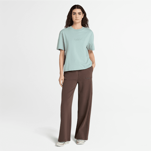 Timberland Lush Comfort Palazzo Pant Chocolate Brown Women'S