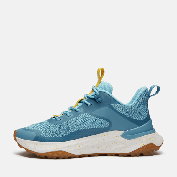 Timberland Motion Access Low Lace-Up Sneaker Medium Blue Knit Women'S