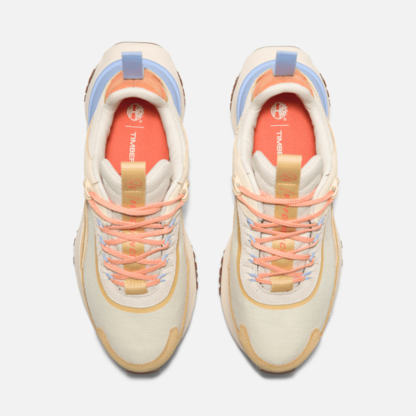 Timberland Motion Access Low Lace-Up Waterproof Sneaker Natural Mesh/Yellow Women'S