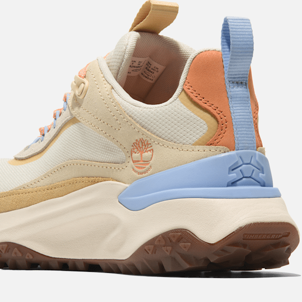 Timberland Motion Access Low Lace-Up Waterproof Sneaker Natural Mesh/Yellow Women'S