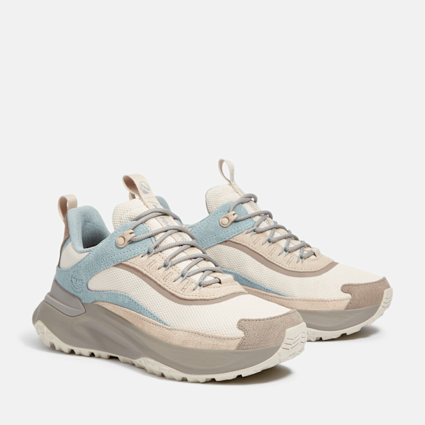 Timberland Motion Access Waterproof Sneaker Natural Mesh/Light Blue Women'S