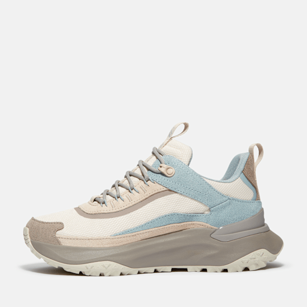 Timberland Motion Access Waterproof Sneaker Natural Mesh/Light Blue Women'S