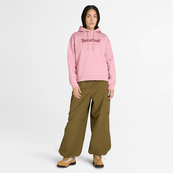Timberland Northwood Brushed Back Hoodie Dusty Rose Women'S