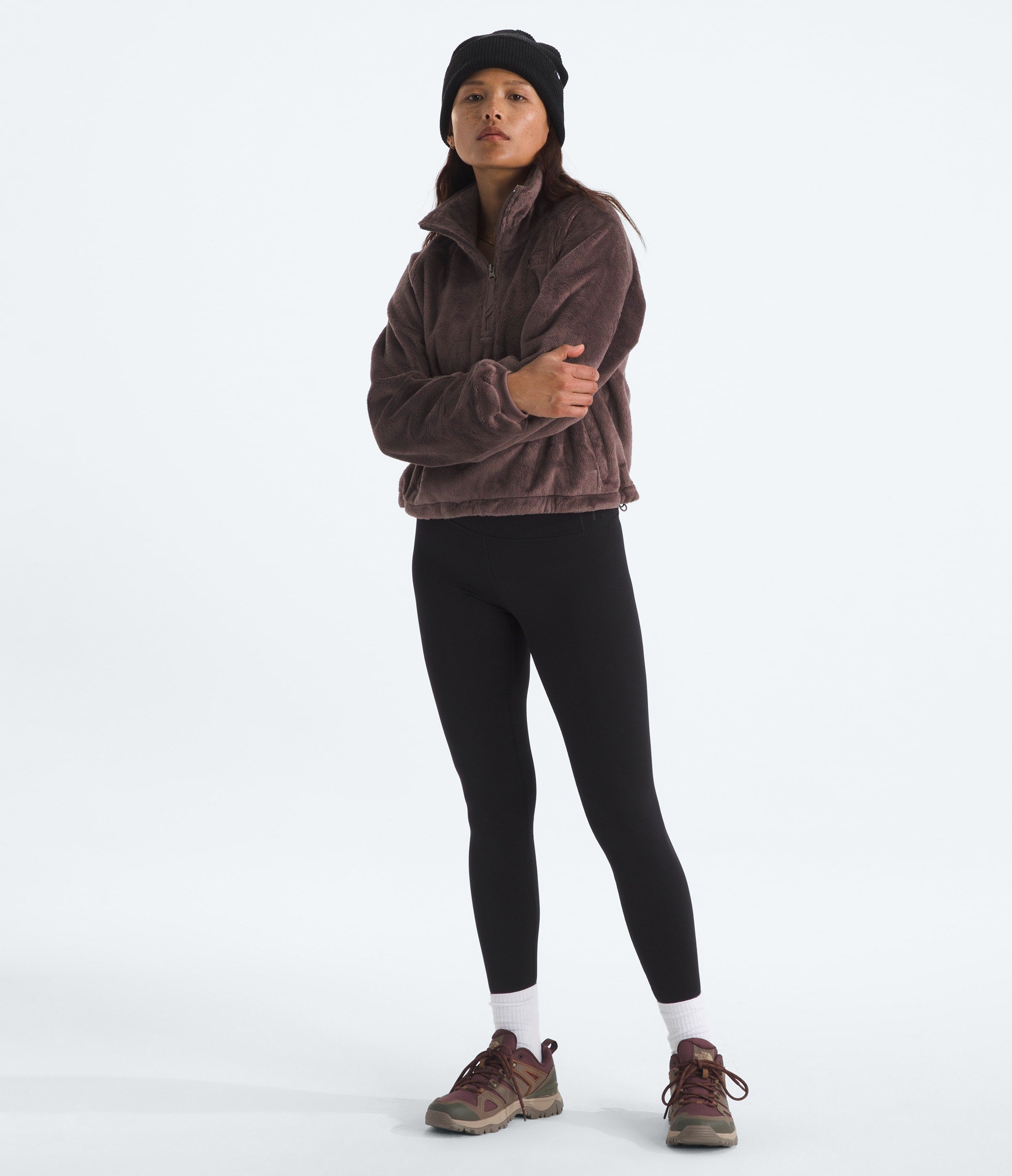 The North Face Women’s Osito Lux ¼-Zip Jacket Tawny Quartz