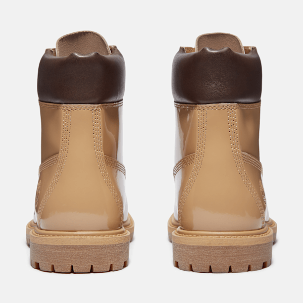 Timberland Patent Leather Premium 6-Inch Waterproof Boot Wheat Patent Leather Women'S