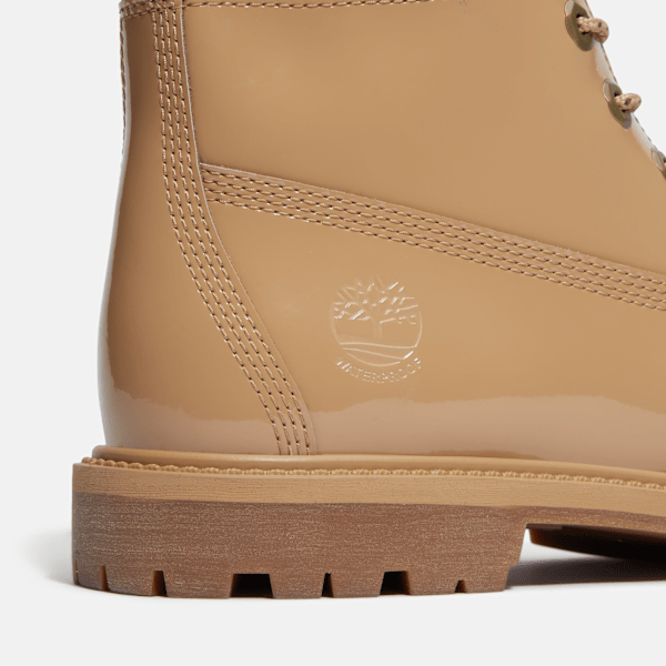 Timberland Patent Leather Premium 6-Inch Waterproof Boot Wheat Patent Leather Women'S