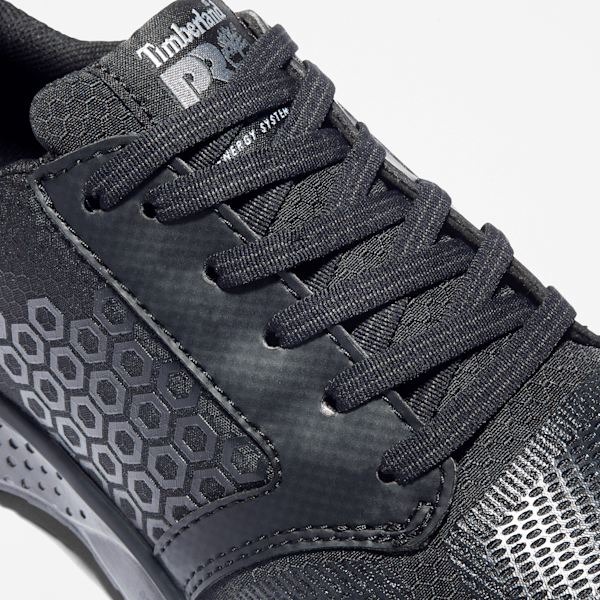 Timberland Reaxion Composite Toe Work Sneaker Black/Grey Women'S