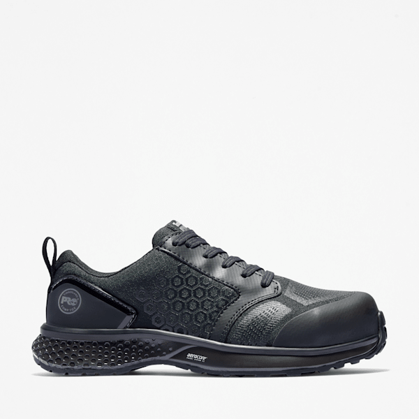 Timberland Reaxion Composite Toe Work Sneaker Black/Grey Women'S