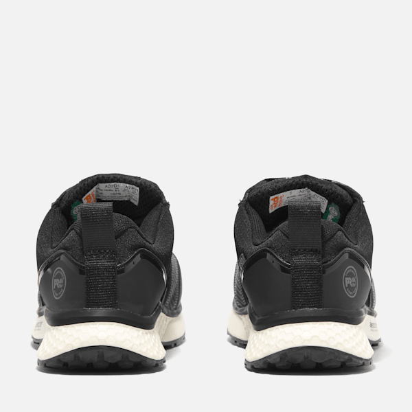 Timberland Reaxion Composite Toe Work Sneaker Black/White Women'S