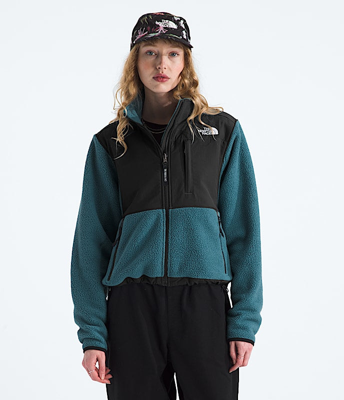 The North Face Women Retro Denali Jacket TNF Mid Grey Heather/TNF Black Slate Moss/TNF Black Tawny Quartz/TNF Black Space White Dune/TNF Black