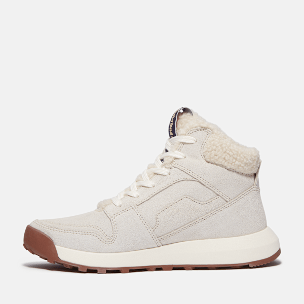 Timberland Retro Swift High-Top Sneaker Natural Suede Women'S