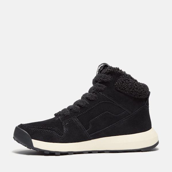 Timberland Retro Swift High-Top Sneaker Black Suede Women'S