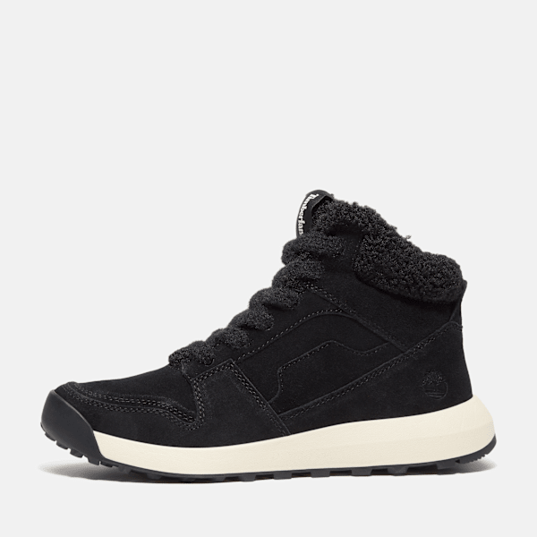 Timberland Retro Swift High-Top Sneaker Black Suede Women'S