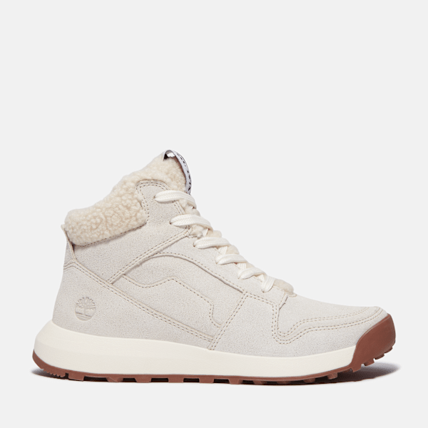 Timberland Retro Swift High-Top Sneaker Natural Suede Women'S