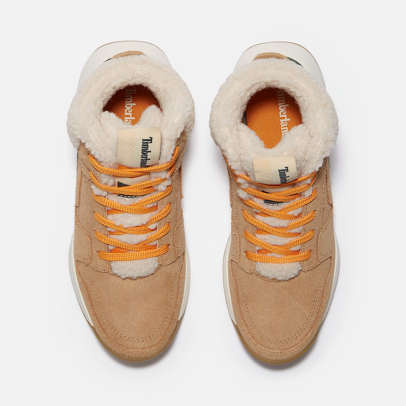 Timberland Women'S Retro Swift High-Top Sneaker Beige Suede