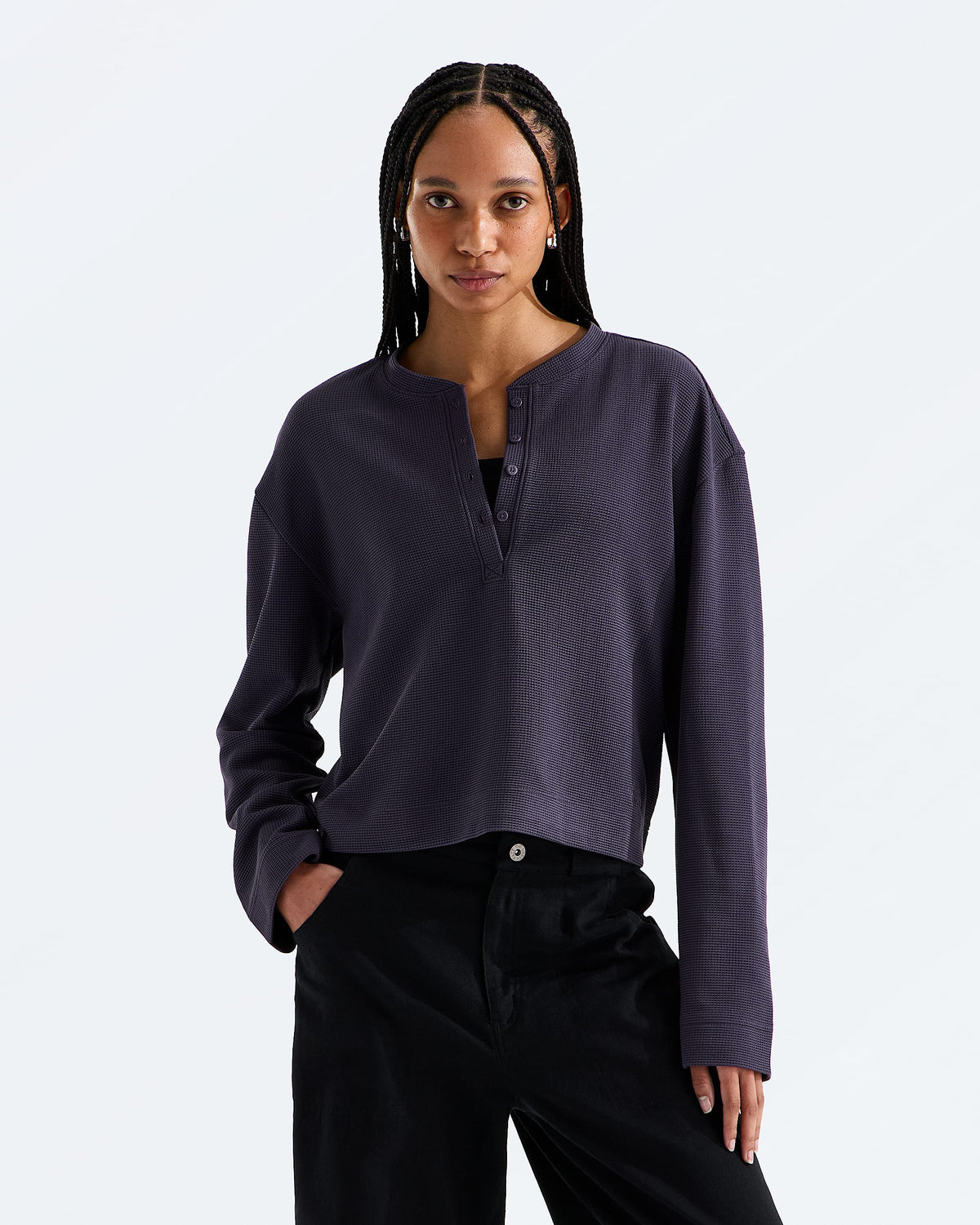 The North Face Women’s Ridge Path Waffle Long-Sleeve Henley