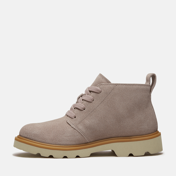 Timberland Rowan Way Mid Chukka Boot Light Purple Suede Women'S