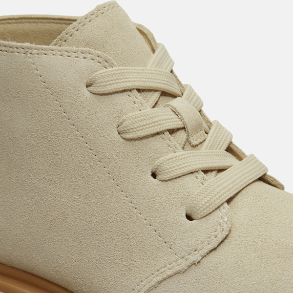 Timberland Rowan Way Mid Chukka Boot Light Beige Suede Women'S