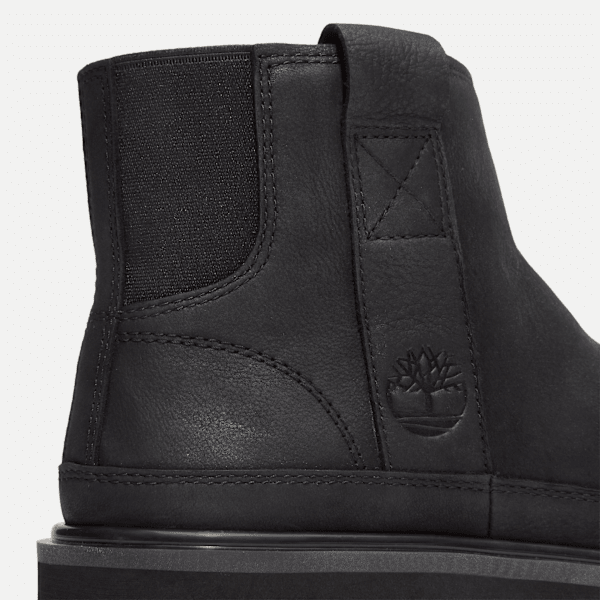 Timberland Rowan Way Pull-On Boot Black Nubuck Women'S
