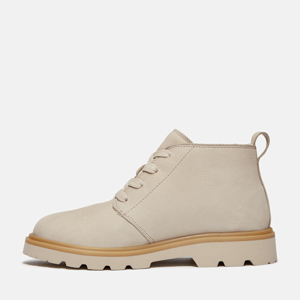 Timberland Rowan Way Warm-Lined Chukka Boot Light Taupe Nubuck Women'S