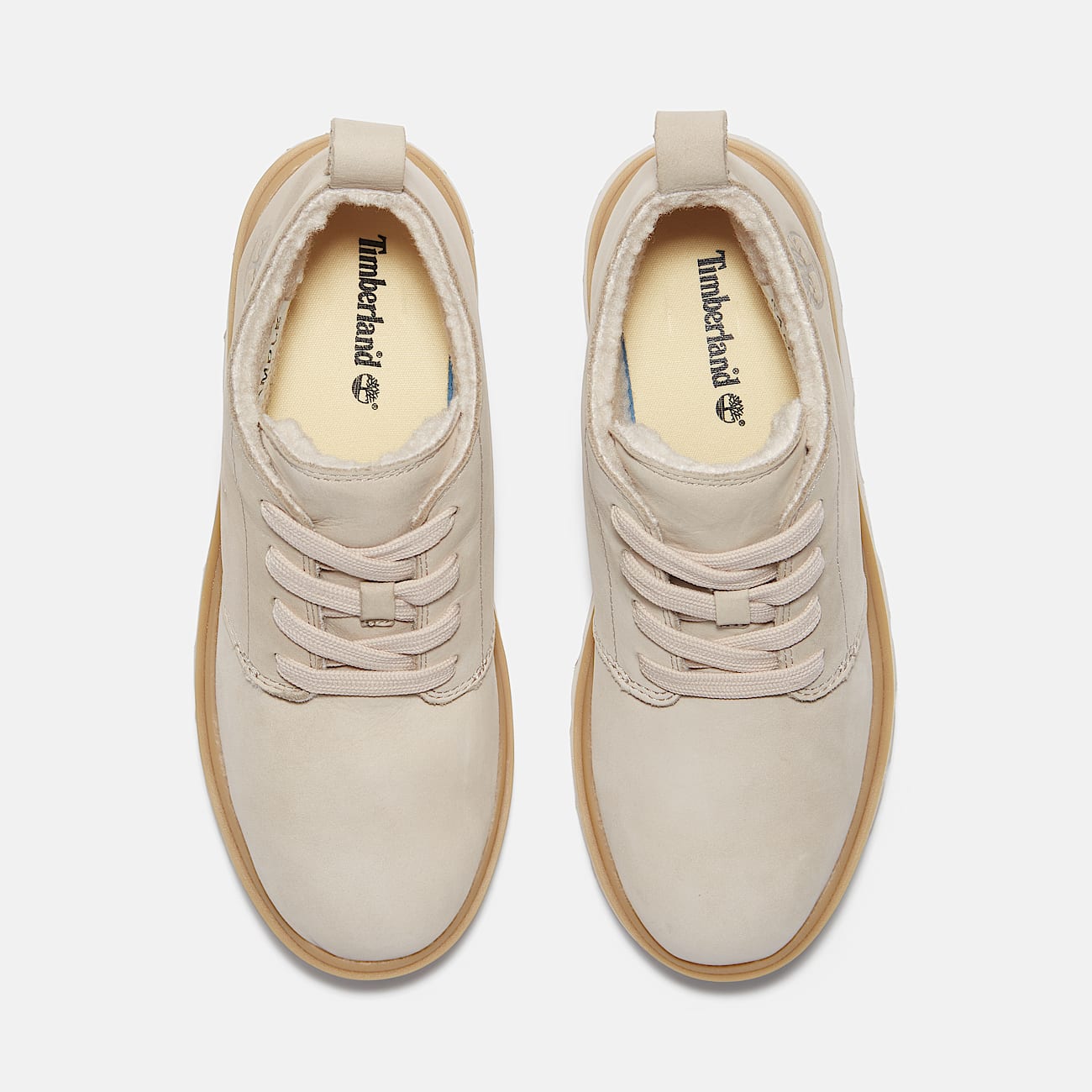 Timberland Women'S Rowan Way Warm-Lined Chukka Boot Light Taupe Nubuck