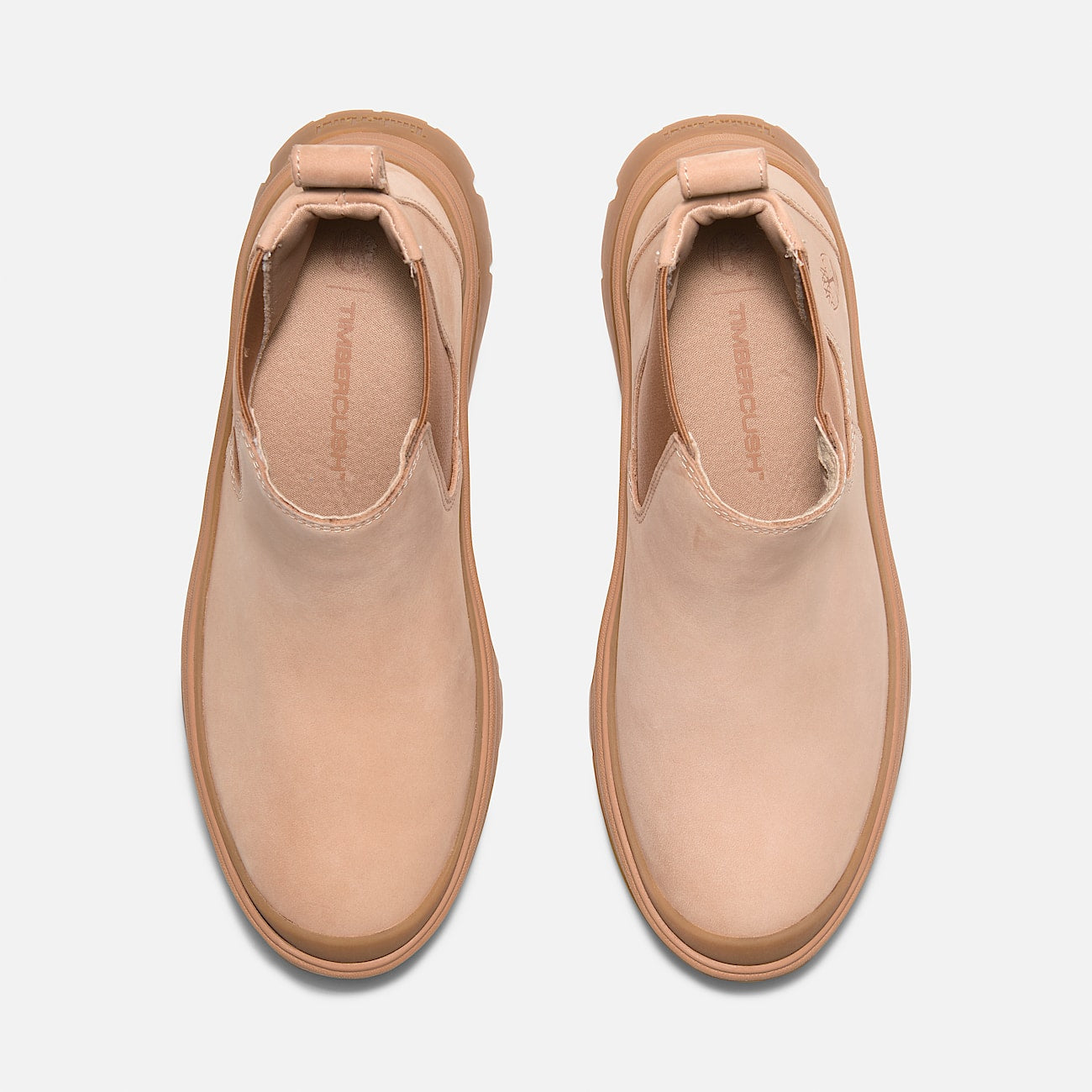 Timberland Women'S Roxie Lane Mid Chelsea Boot Light Beige Nubuck