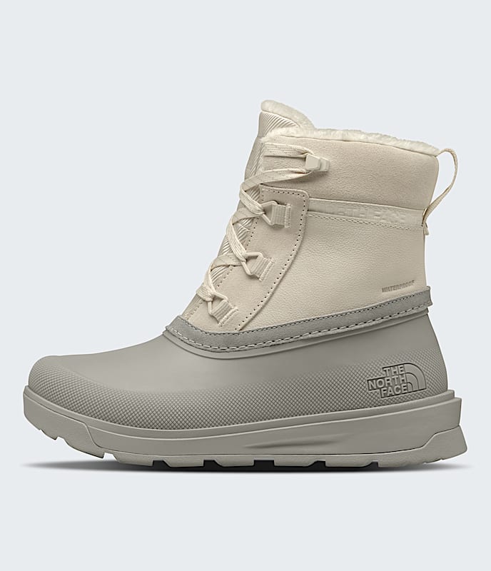 The North Face Womens Shellista V Shorty Waterproof Boots White Dune