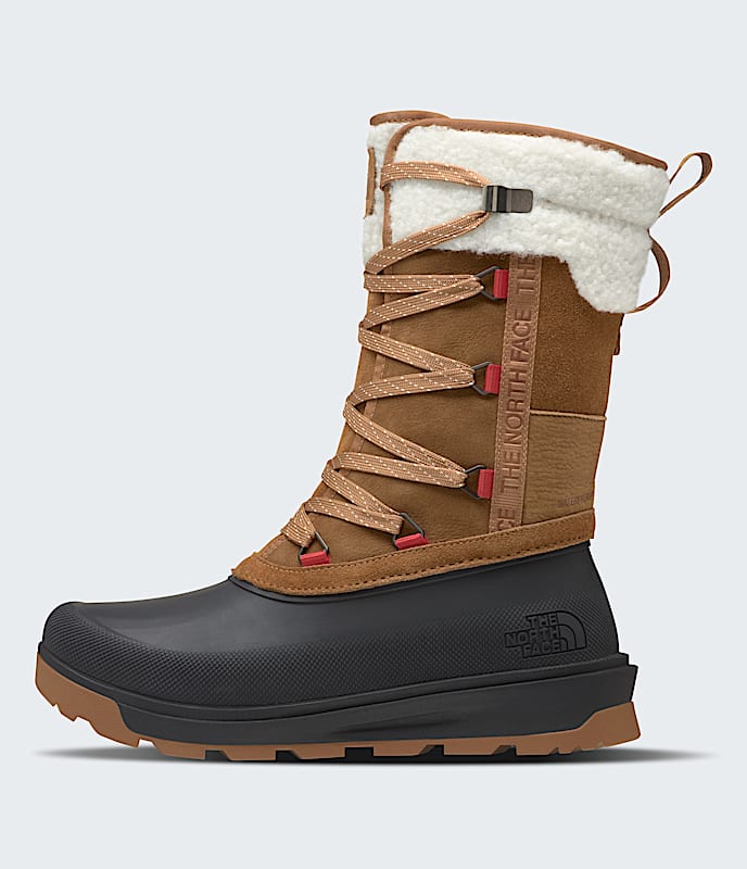 The North Face Womens Shellista Vi Mid Waterproof Boots Timber Tan