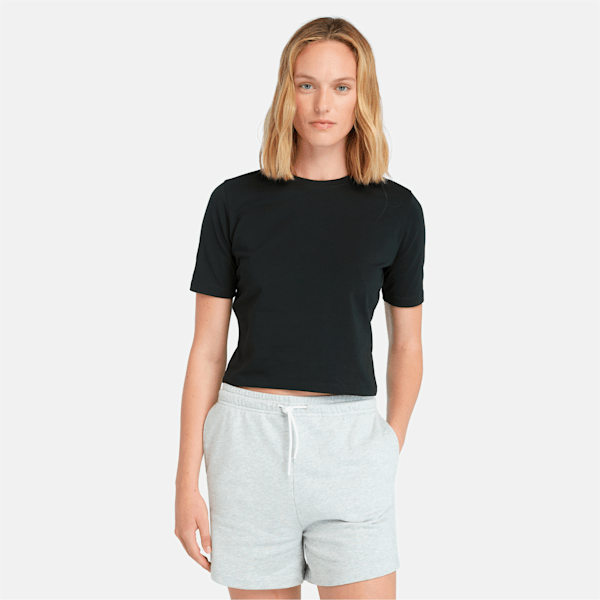 Timberland Short Sleeve Babyt-Shirt Black Women'S
