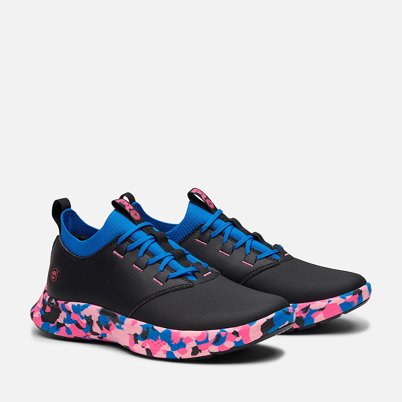 Timberland Women'S Solace Max Slip-On Work Sneaker Black/Blue