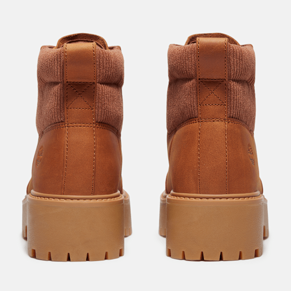 Timberland Stone Street Platform Hiker Boot Rust Nubuck Women'S