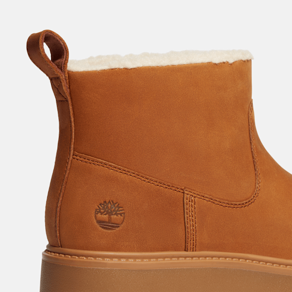 Timberland Stone Street Warm-Lined Platform Boot Rust Nubuck Women'S