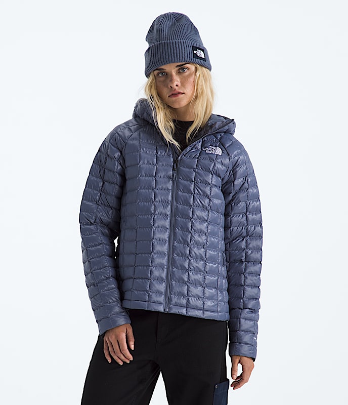 The North Face Women THERMOBALL Hooded Jacket White Dune Summit Navy Mars Dust Twilight Galaxy TNF Black