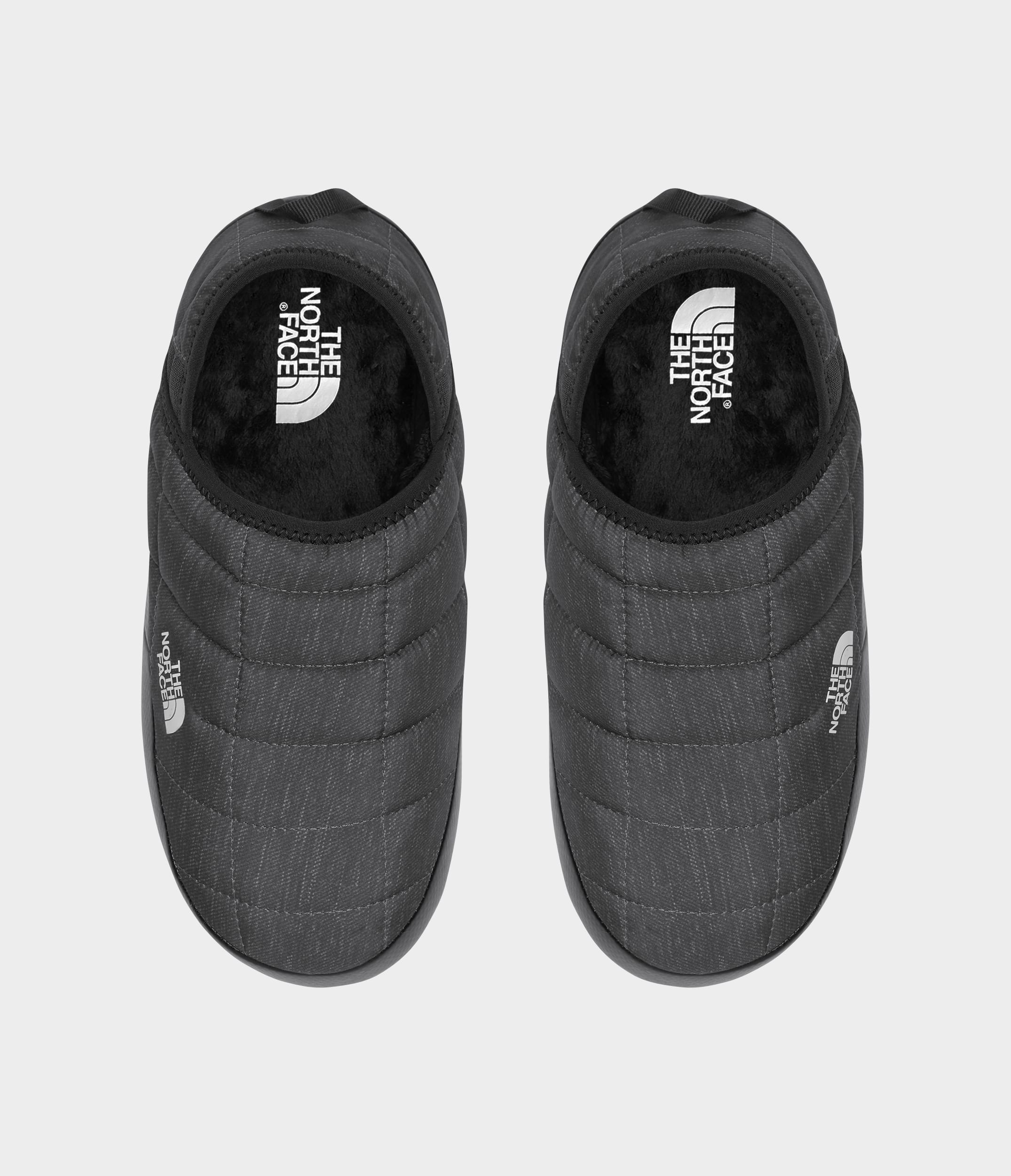 The North Face Womens Thermoball Traction Mules V Phantom Grey Heather Print Phantom Grey Heather Print