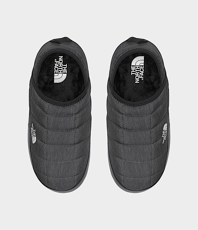 The North Face Womens Thermoball Traction Mules V Phantom Grey Heather Print
