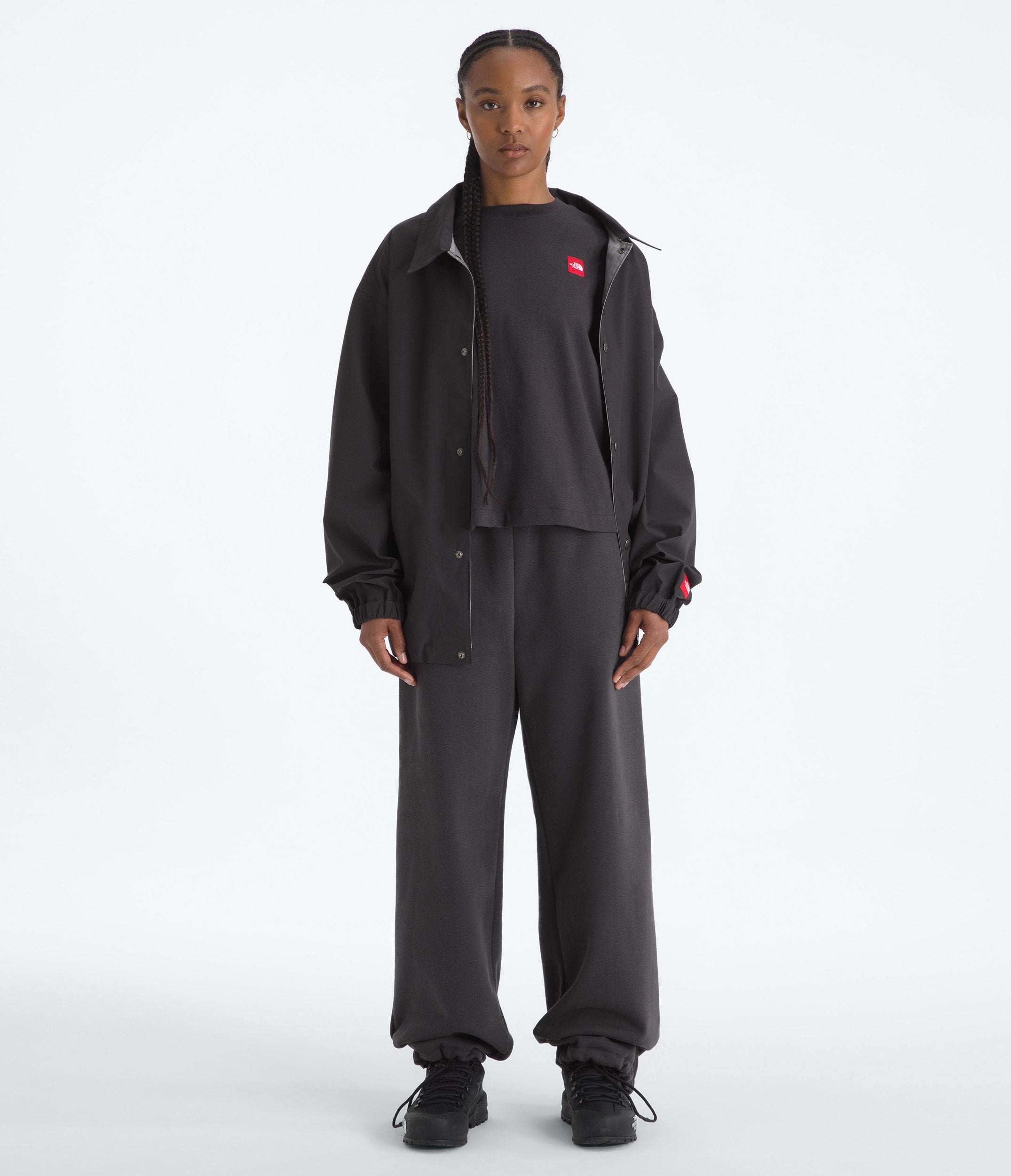 The North Face Women’s TNF™ Red Box Short-Sleeve Boxy Tee Obsidian