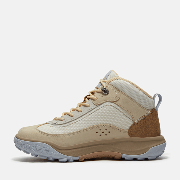 Timberland Timbercush Motion 7 Mid Waterproof Sneaker Light Beige Nubuck Women'S