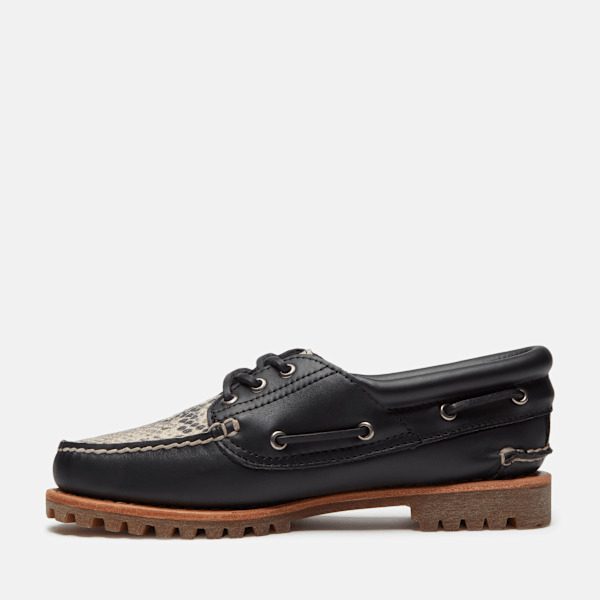 Timberland Authentic Boat Shoe Snake Print Suede Women'S