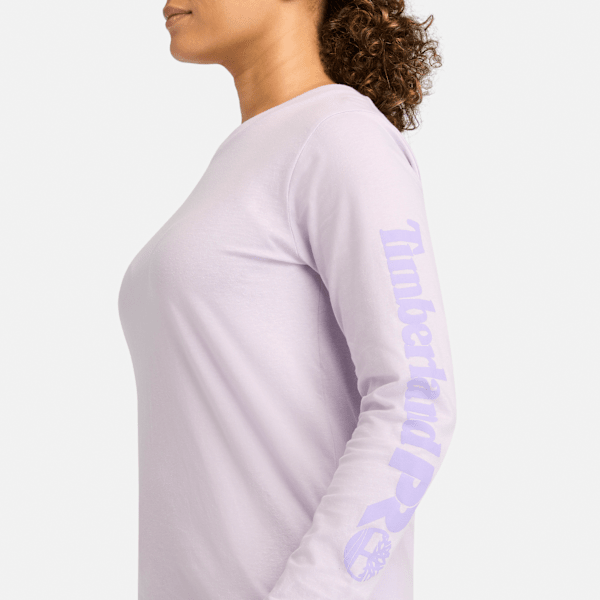 Timberland Pro Core Long-Sleeve T-Shirt Pastel Lilac Women'S