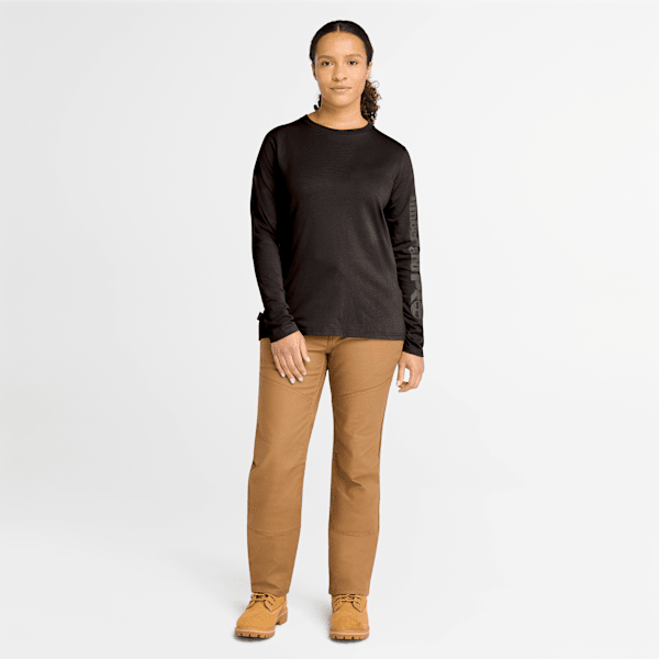Timberland Pro Core Long-Sleeve T-Shirt Black Women'S
