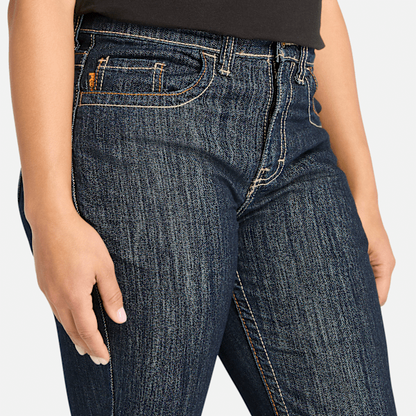 Timberland Pro Grit-N-Grind Flame-Resistant Flex Denim Work Jeans Flame-Resistant Dark Wash Women'S