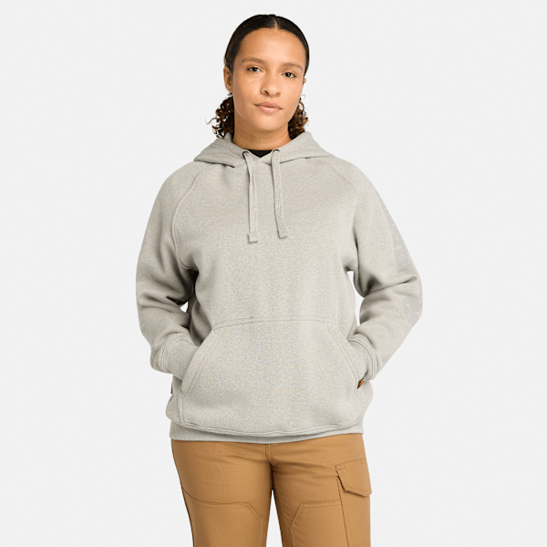 Timberland Pro Hood Honcho Sport Hoodie Medium Grey Heather Women'S