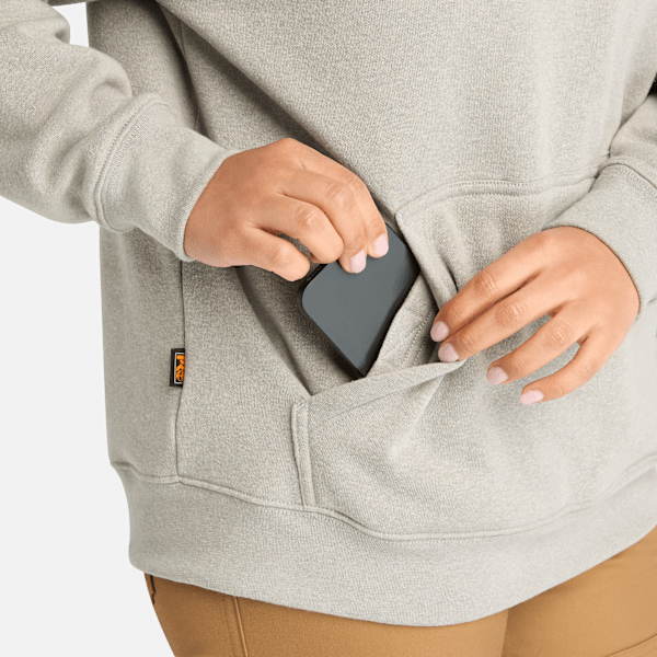 Timberland Pro Hood Honcho Sport Hoodie Medium Grey Heather Women'S