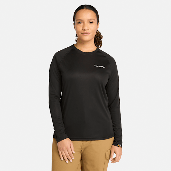 Timberland Pro Wicking Good Sport Long-Sleeve T-Shirt Black Women'S