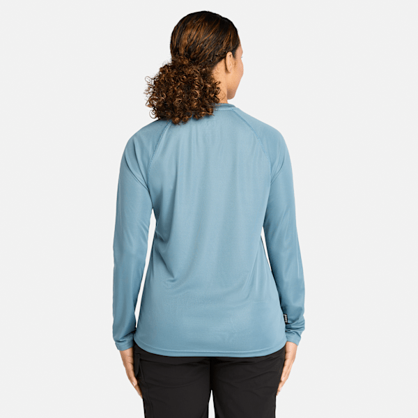 Timberland Pro Wicking Good Sport Long-Sleeve T-Shirt Bluestone Women'S