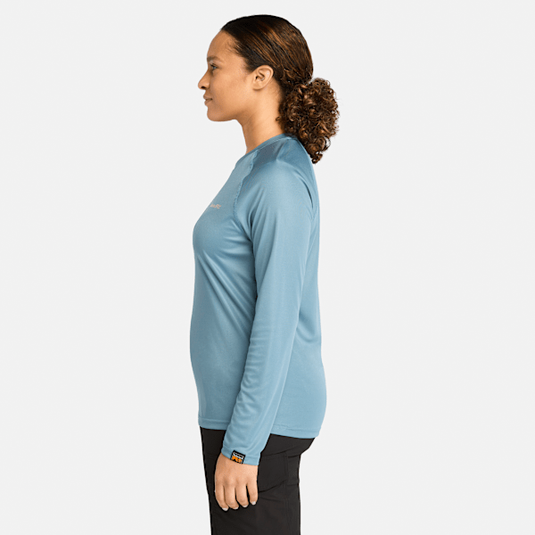 Timberland Pro Wicking Good Sport Long-Sleeve T-Shirt Bluestone Women'S