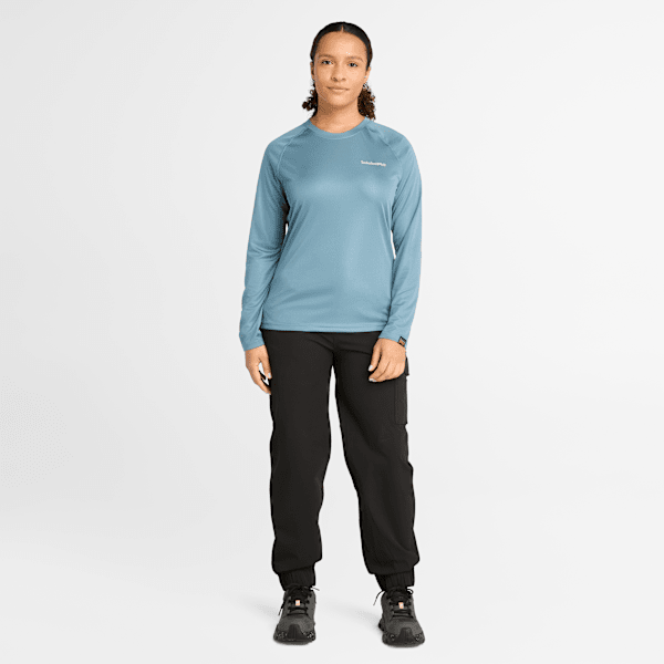 Timberland Pro Wicking Good Sport Long-Sleeve T-Shirt Bluestone Women'S