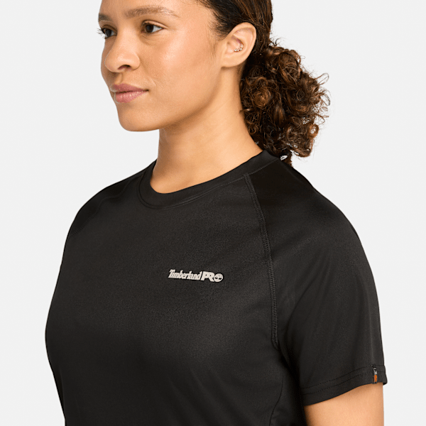 Timberland Pro Wicking Good Sport Short-Sleeve T-Shirt Black Women'S